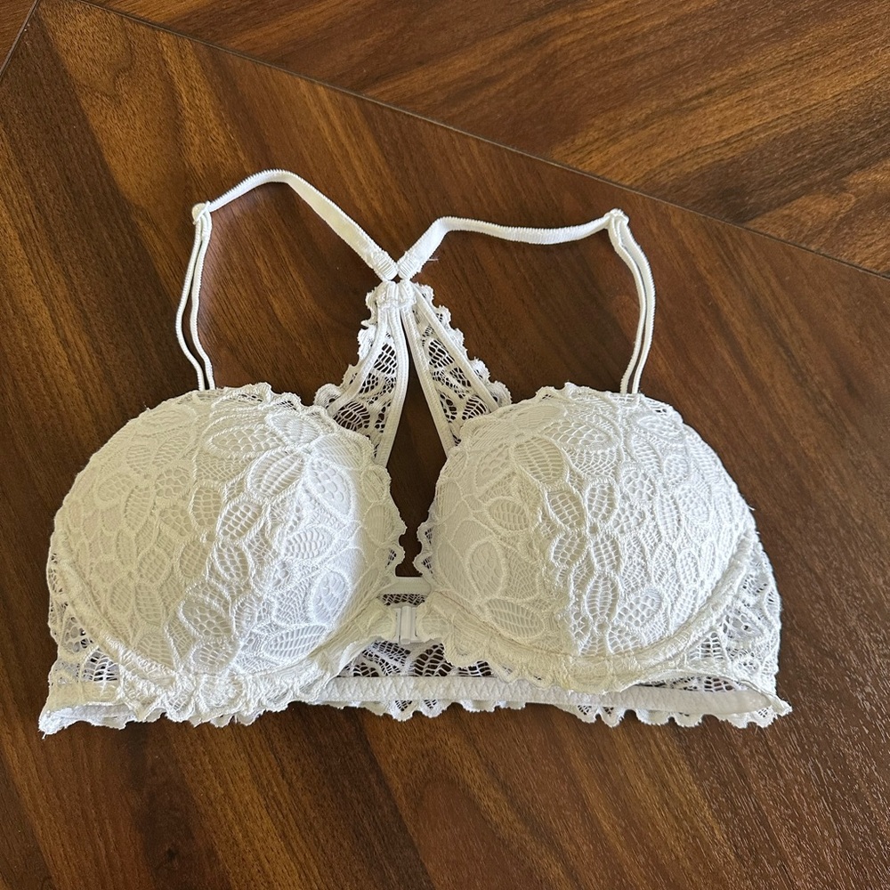 Victoria's Secret White Lace Bralette